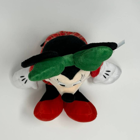 Disney 2022 Holiday Minnie Mouse 15" Plush Macy's Snowflake Earmuffs Collectable - Picture 13 of 13